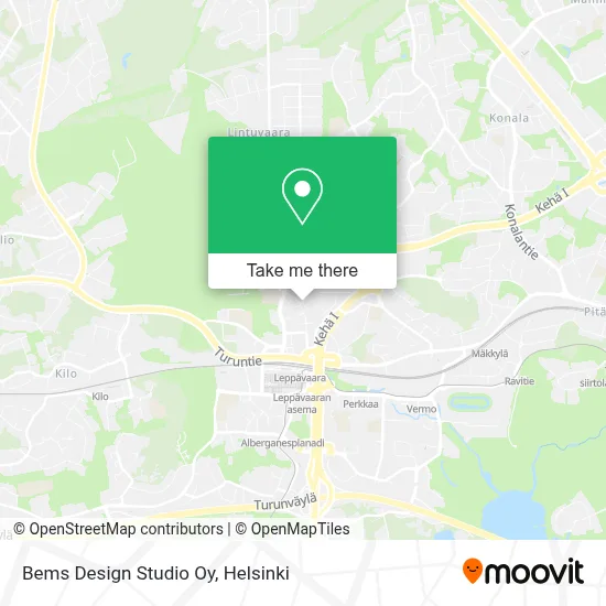 Bems Design Studio Oy map
