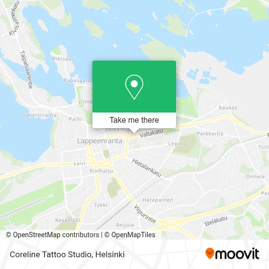 Coreline Tattoo Studio map