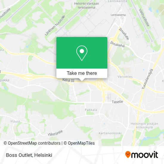 Boss Outlet map