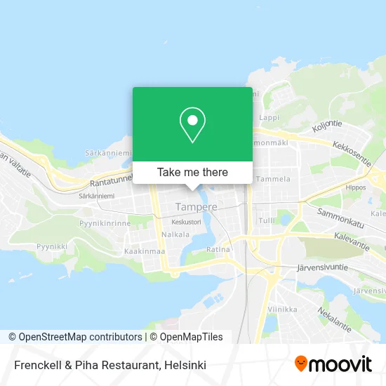 Frenckell & Piha Restaurant map