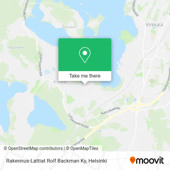 Rakennus-Lattiat Rolf Backman Ky map