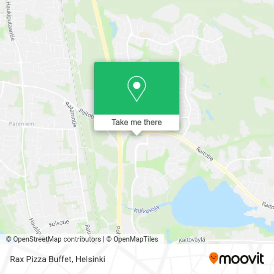 Rax Pizza Buffet map