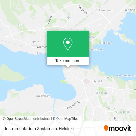 Instrumentarium Sastamala map