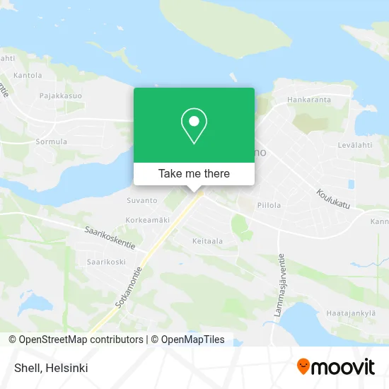 Shell map