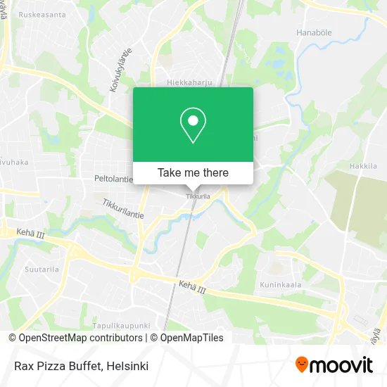 Rax Pizza Buffet map