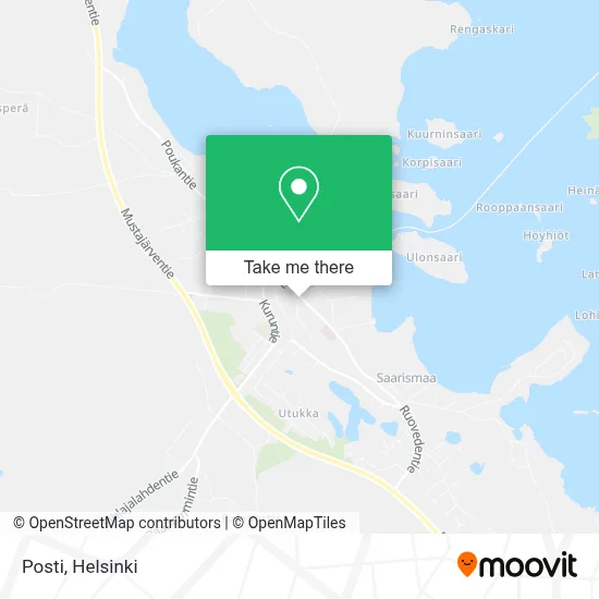 Posti map