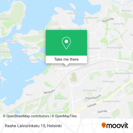 Raahe Laivurinkatu 15 map
