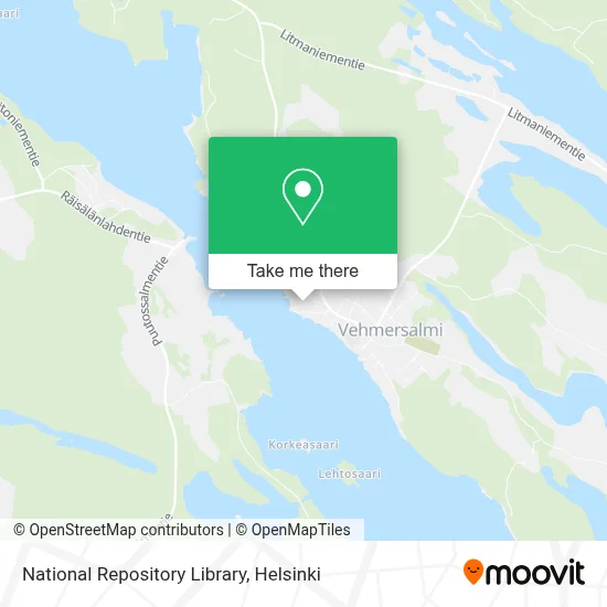 National Repository Library map