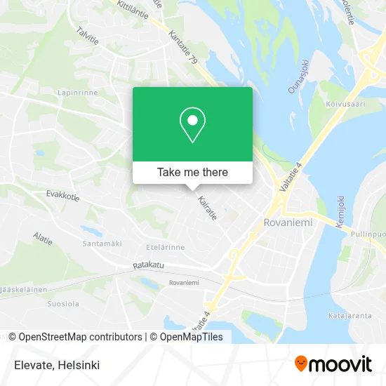Elevate map