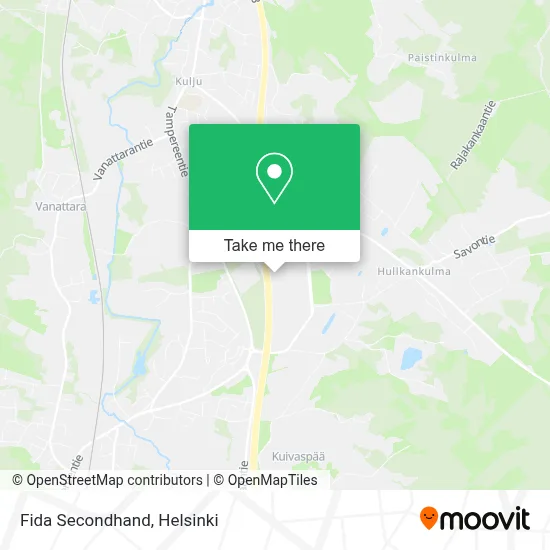 Fida Secondhand map