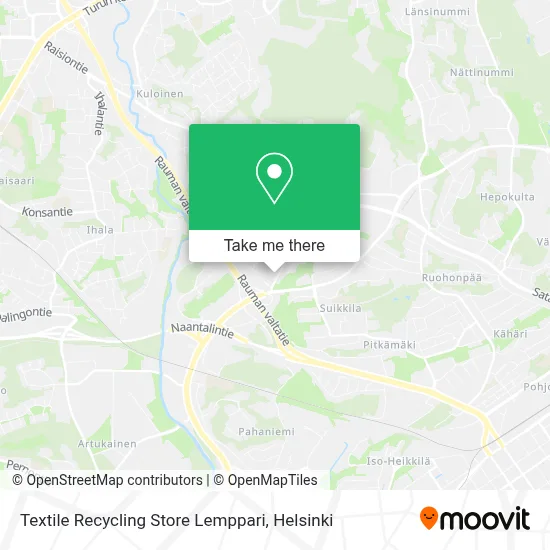 Textile Recycling Store Lemppari map