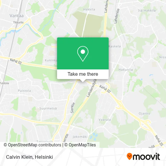 Calvin Klein map