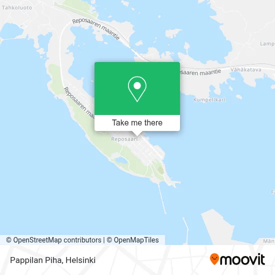 Pappilan Piha map