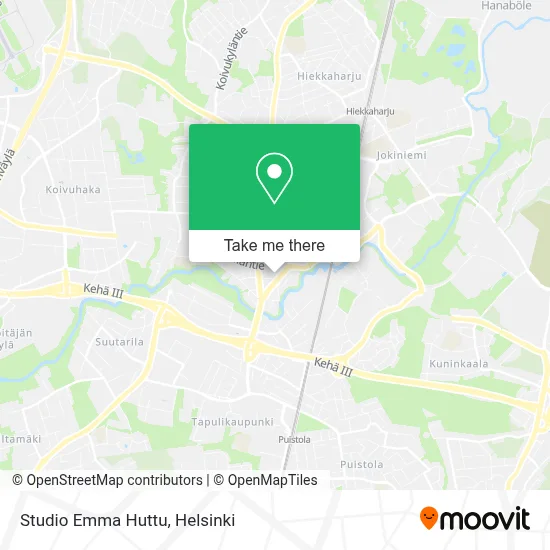 Studio Emma Huttu map