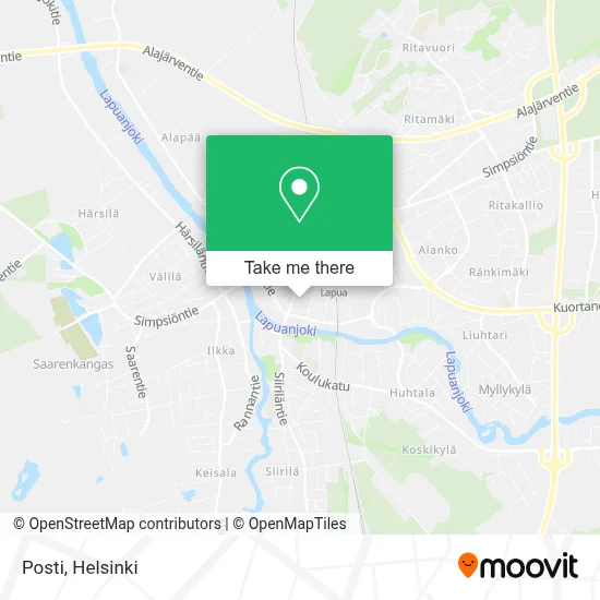 Posti map