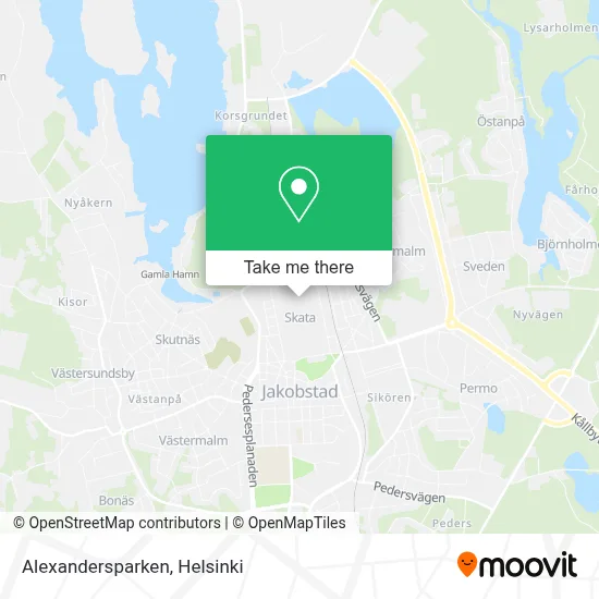Alexandersparken map
