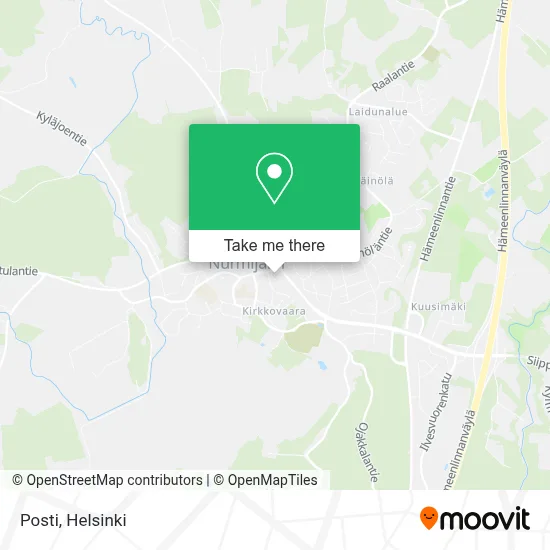 Posti map