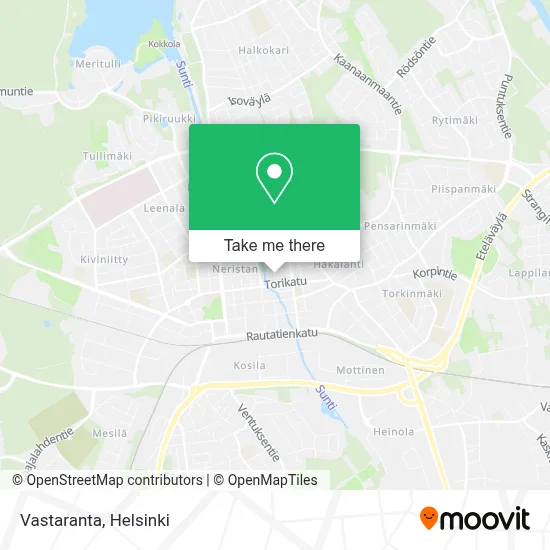 Vastaranta map