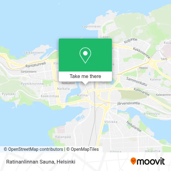 Ratinanlinnan Sauna map
