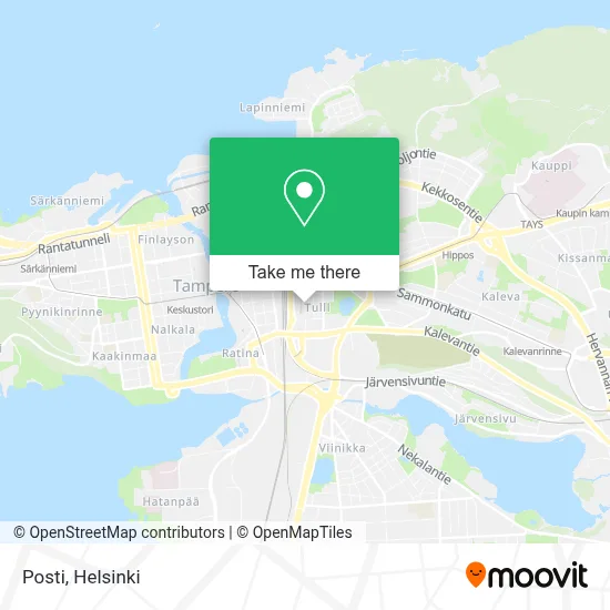 Posti map