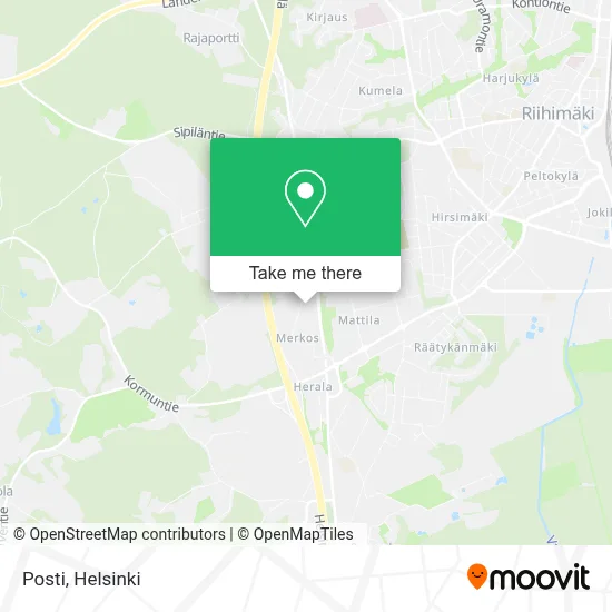 Posti map