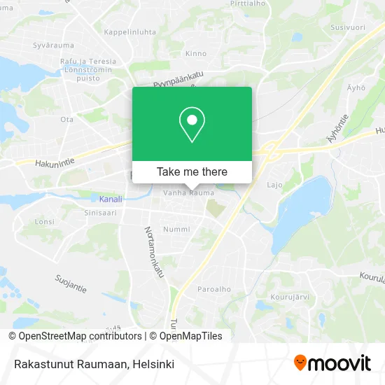 Rakastunut Raumaan map