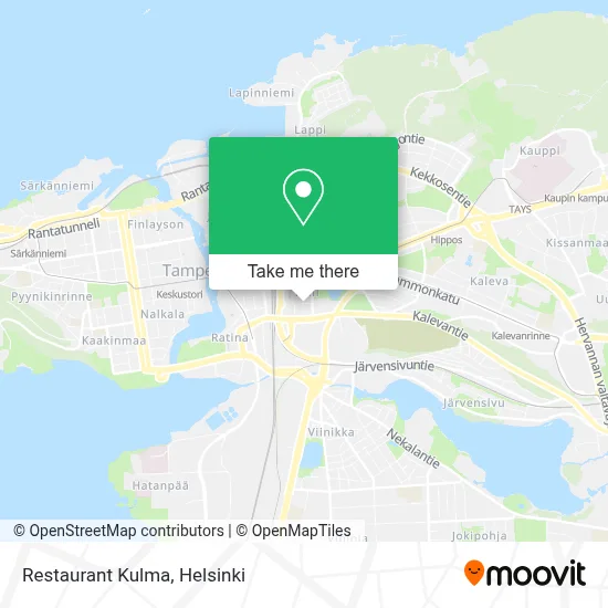 Restaurant Kulma map