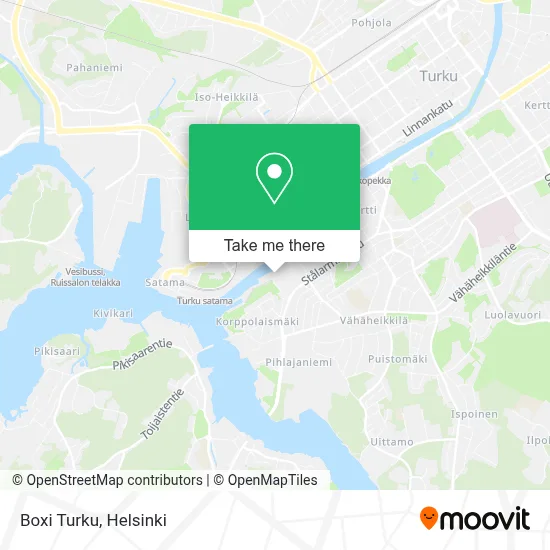 Boxi Turku map
