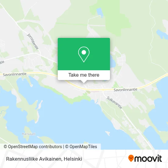 Rakennusliike Avikainen map