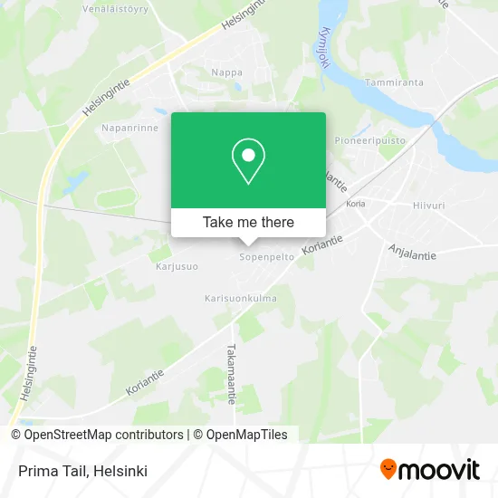 Prima Tail map