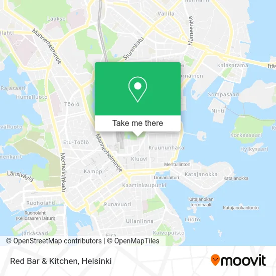 Red Bar & Kitchen map