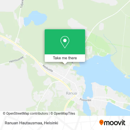 Ranuan Hautausmaa map