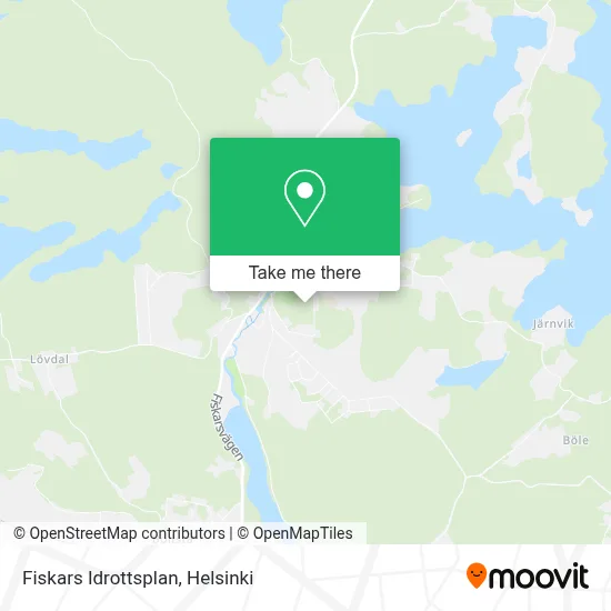 Fiskars Idrottsplan map