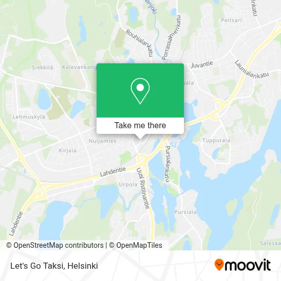 Let's Go Taksi map