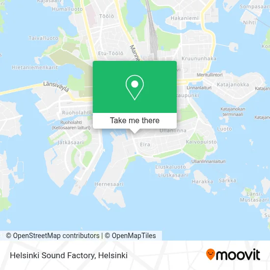 Helsinki Sound Factory map