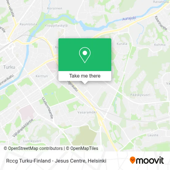 Rccg Turku-Finland - Jesus Centre map
