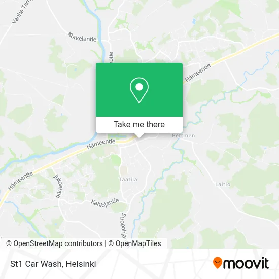 St1 Car Wash map