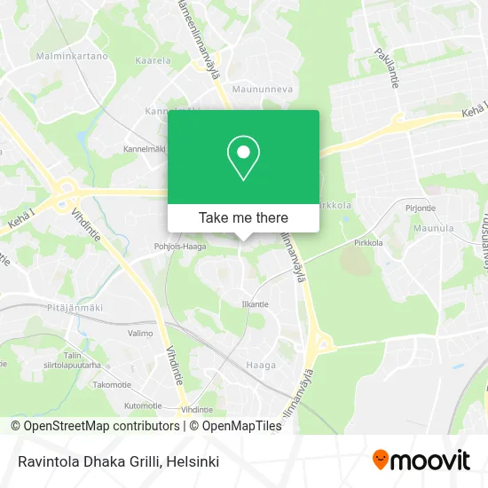 Ravintola Dhaka Grilli map