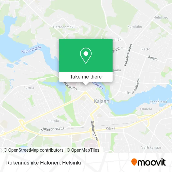 Rakennusliike Halonen map