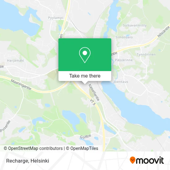 Recharge map