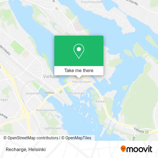 Recharge map