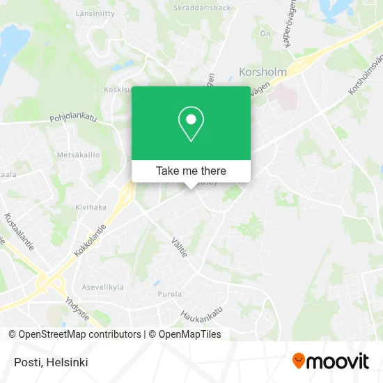 Posti map