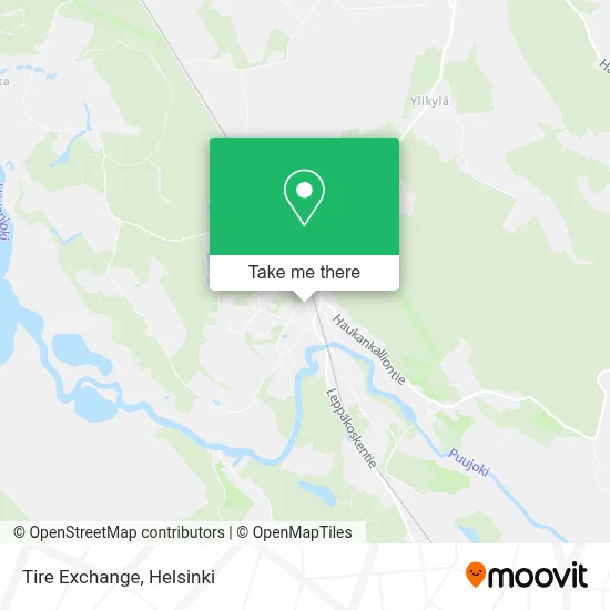 Tire Exchange map