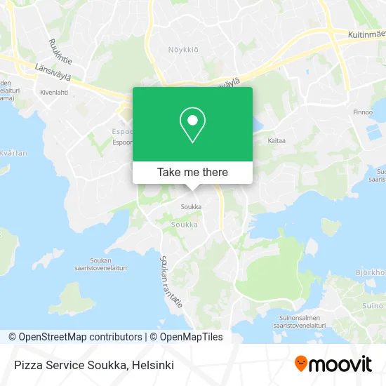 Pizza Service Soukka map