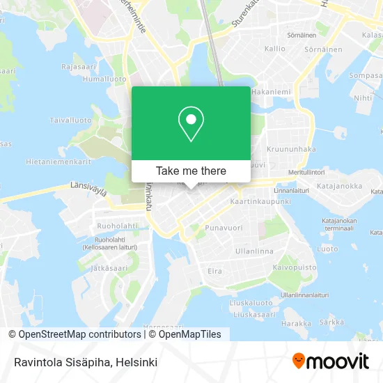 Ravintola Sisäpiha map