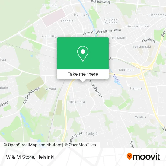 W & M Store map