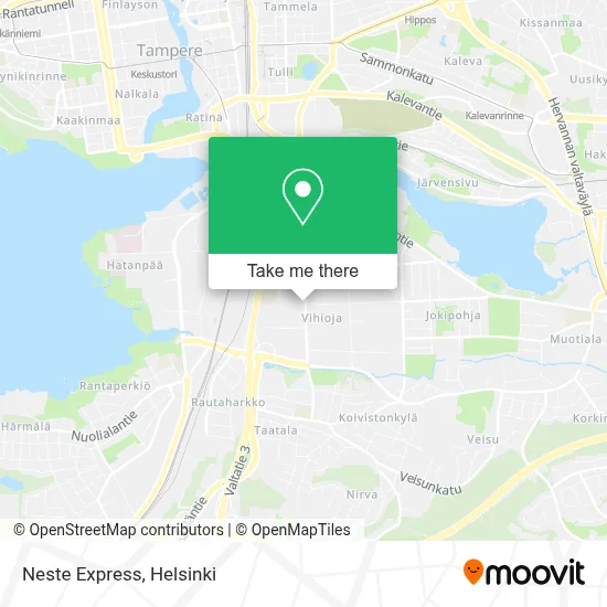 Neste Express map