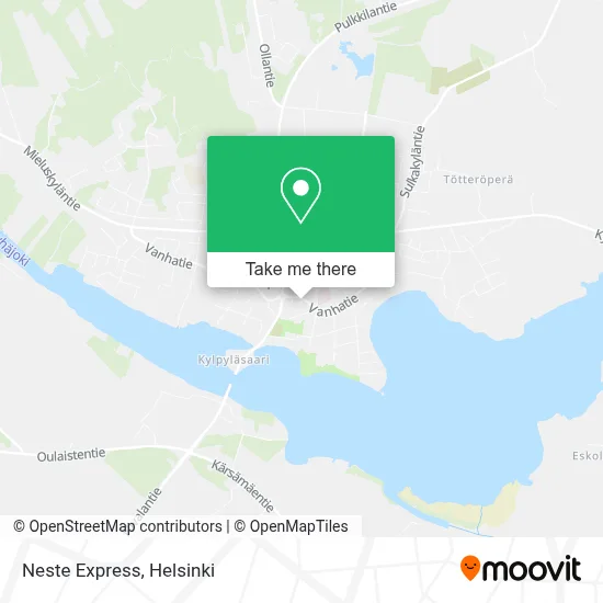 Neste Express map