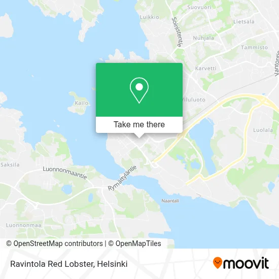 Ravintola Red Lobster map