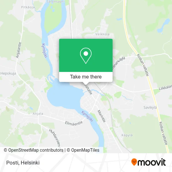 Posti map